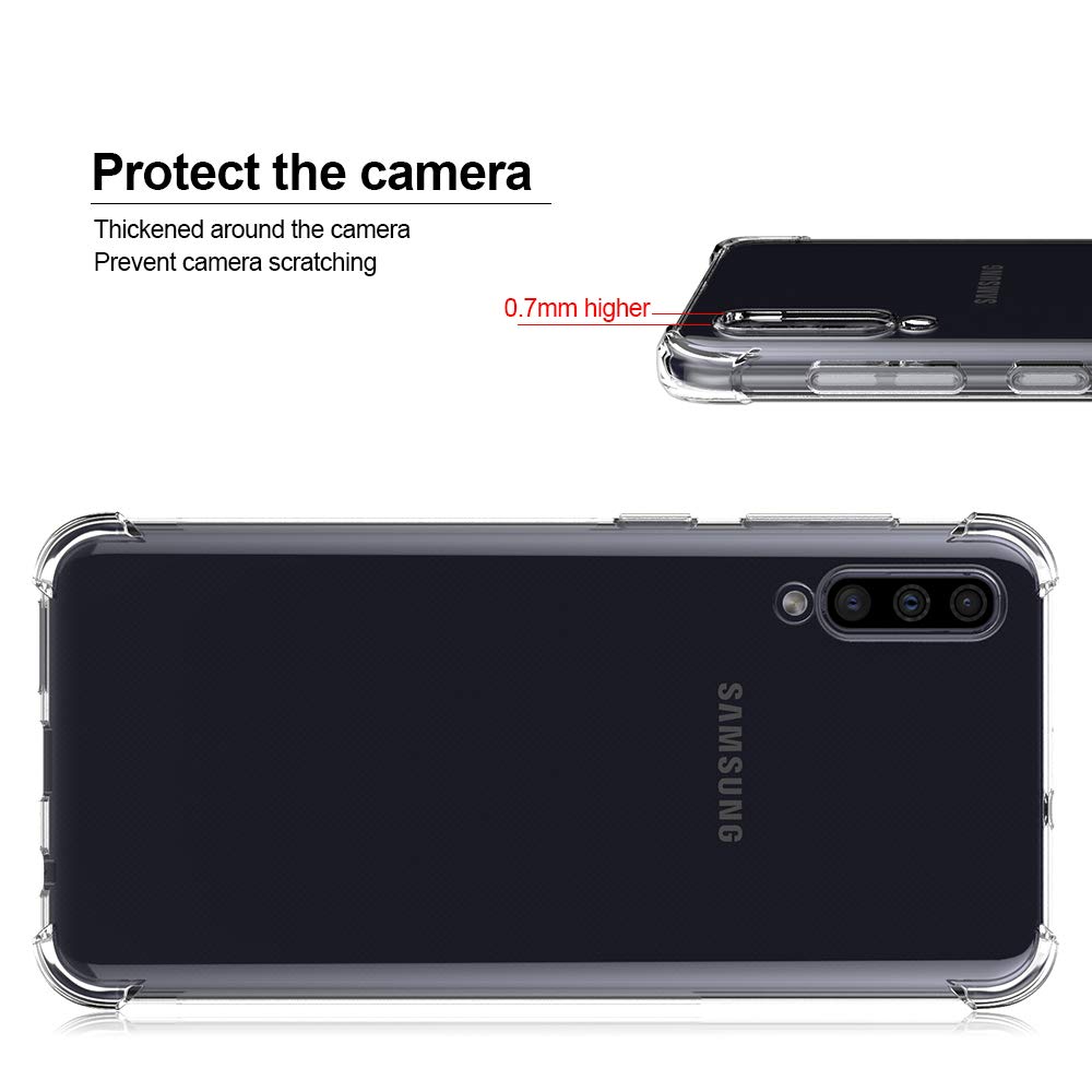 Bakeey-Air-Cushion-Corner-Transparent-TPU-Shockproof-Protective-Case-for-Samsung-Galaxy-A50-2019-1498201